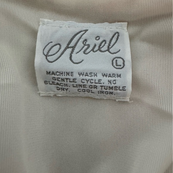 Ariel Vintage Lightweight Quilted Leaf Print Cropped Jacket Size Large - Picture 6 of 9